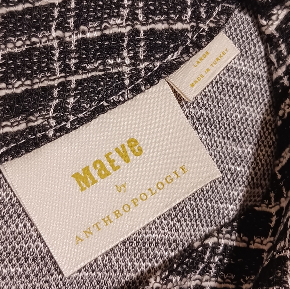 Maeve Anthropologie Tweed Twofer Fringe Layer Look Top - Picture 9 of 11